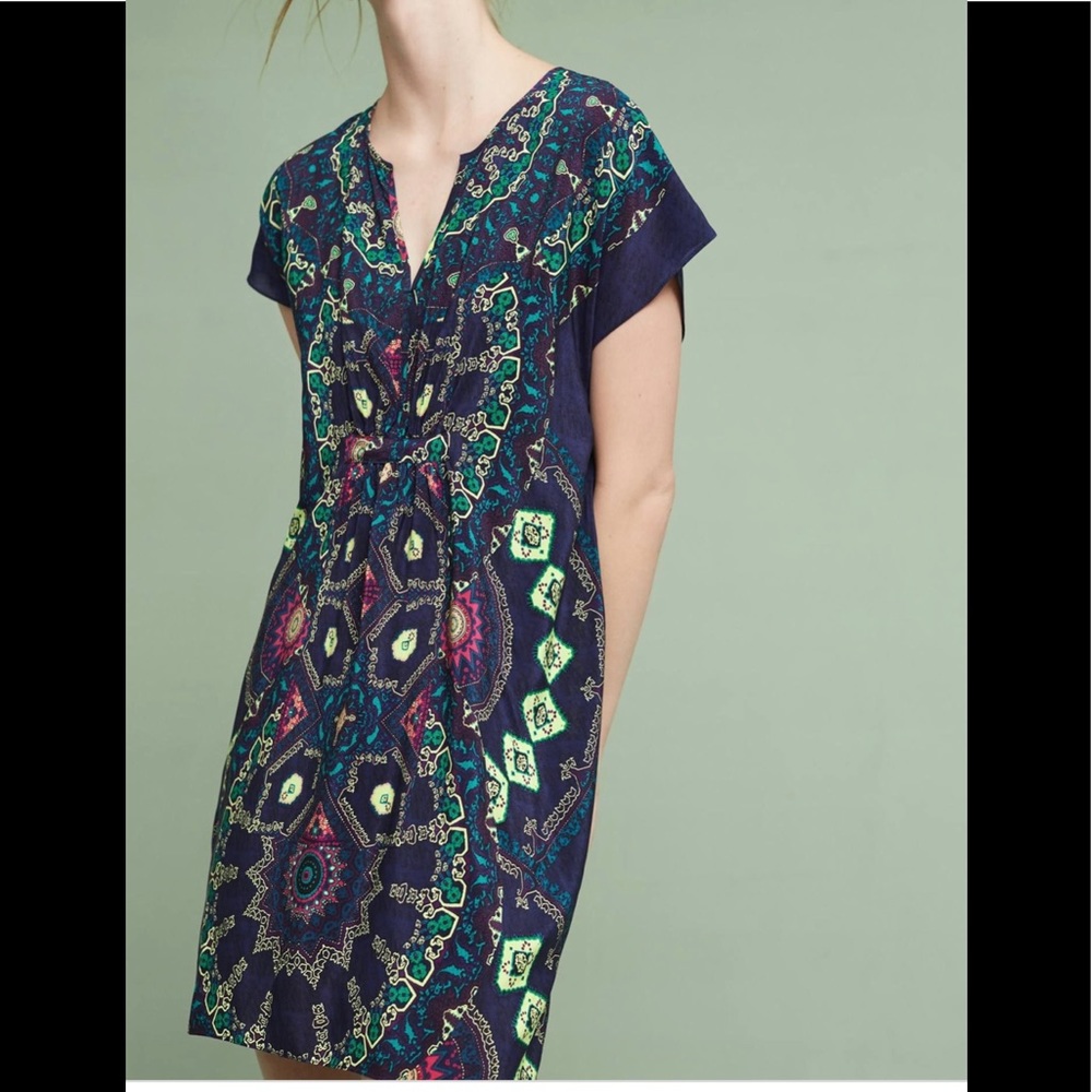 Anthropologie Maeve medallion dress